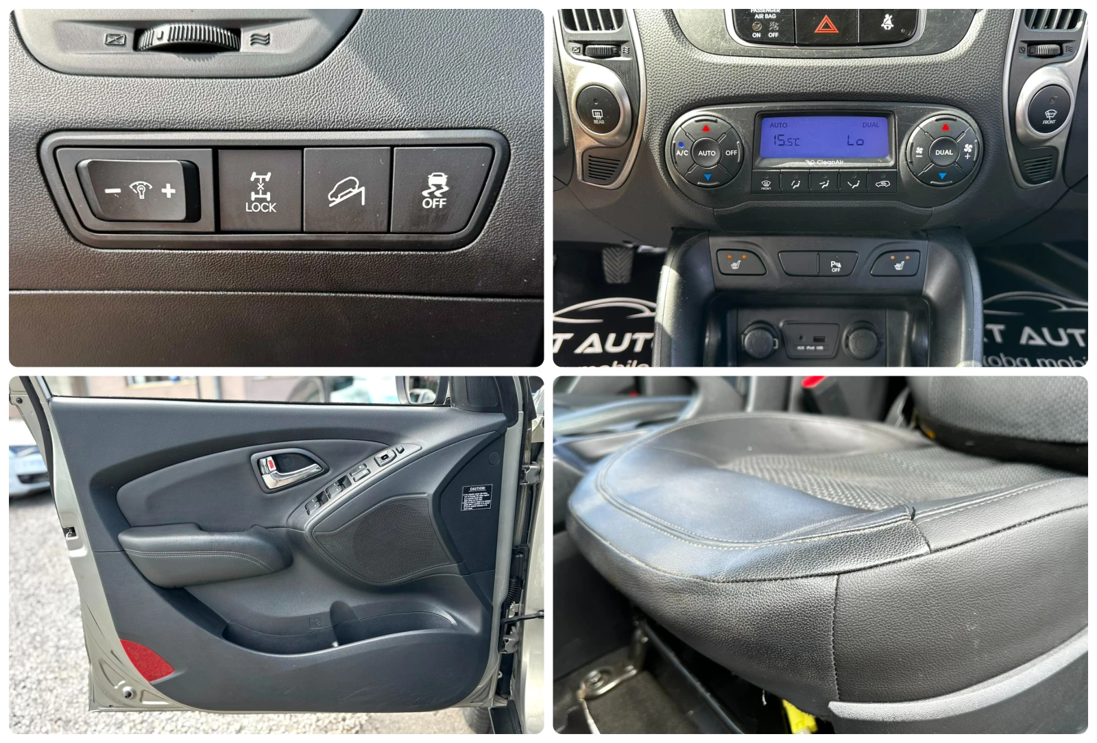 Hyundai IX35 2.0CRDI 184HP AWD КОЖА ПОДГРЕВ EU5A, снимка 15 - Автомобили и джипове - 55035051