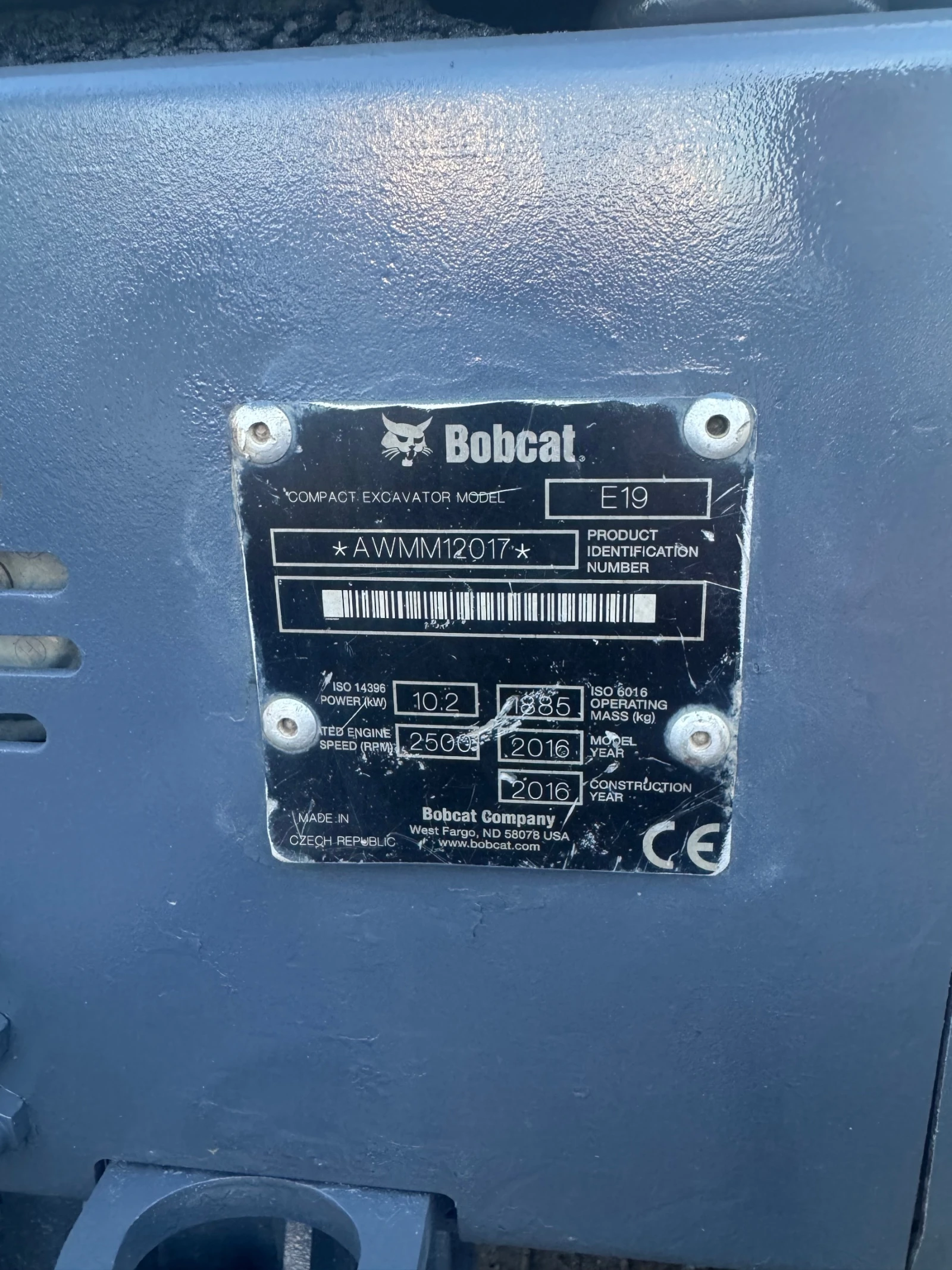 Багер Bobcat E19, снимка 9 - Индустриална техника - 54767983