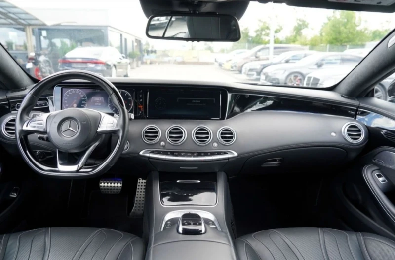 Mercedes-Benz S 500 AMG Coupe 4Matic Burmester Панорама, снимка 9 - Автомобили и джипове - 53339877