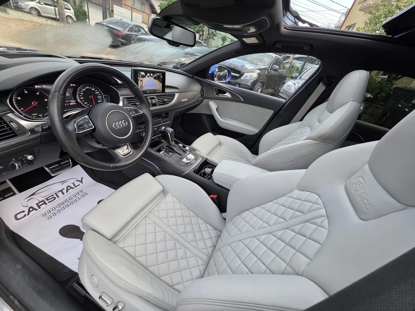 Audi A6 ВCOMPETITION= ВАКУУМ= BOSE= PANO= HEADUP= FULL, снимка 11 - Автомобили и джипове - 54510336