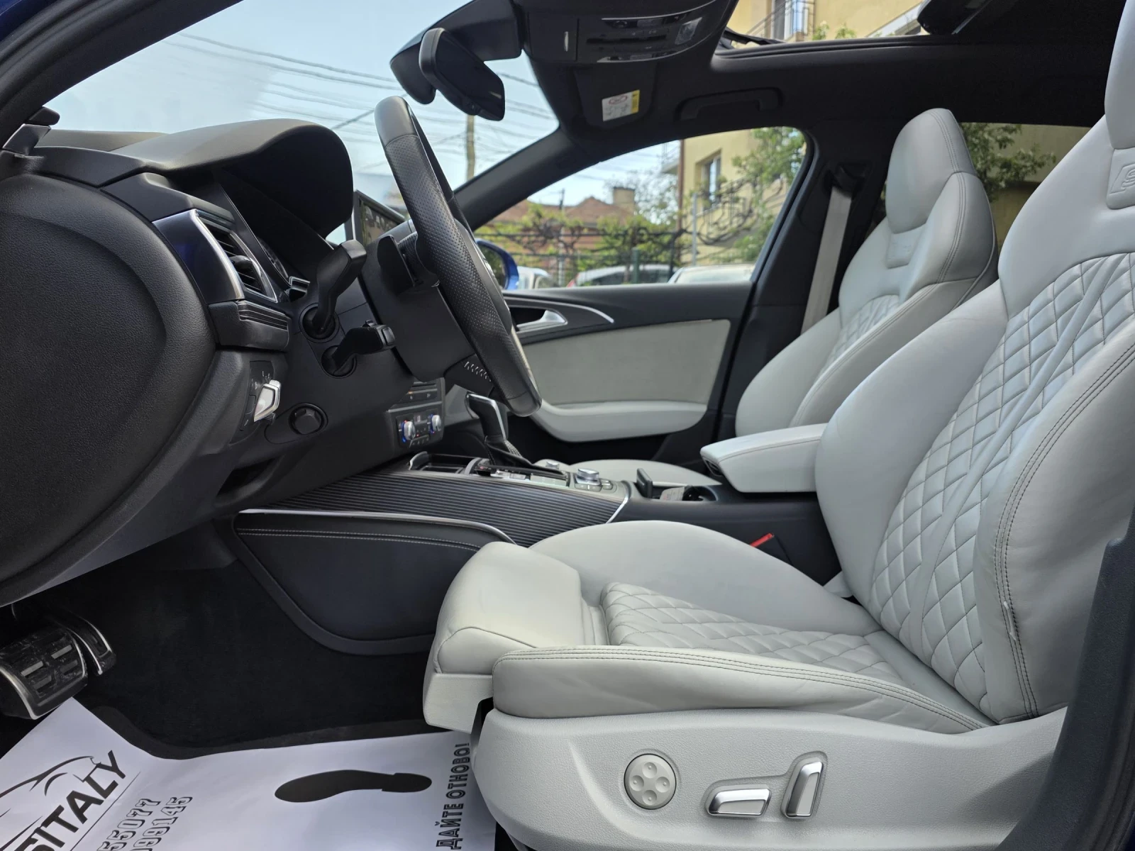 Audi A6 ВCOMPETITION= ВАКУУМ= BOSE= PANO= HEADUP= FULL, снимка 12 - Автомобили и джипове - 54510336