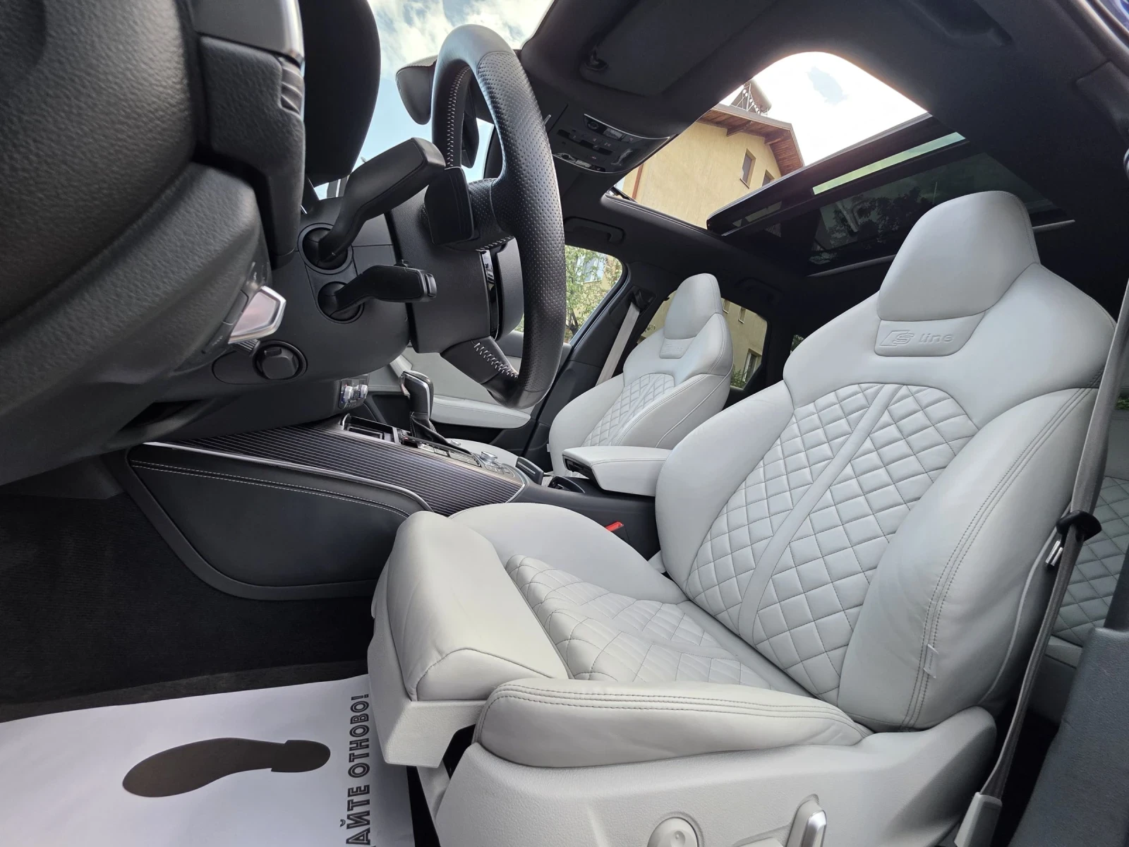 Audi A6 ВCOMPETITION= ВАКУУМ= BOSE= PANO= HEADUP= FULL, снимка 15 - Автомобили и джипове - 54510336