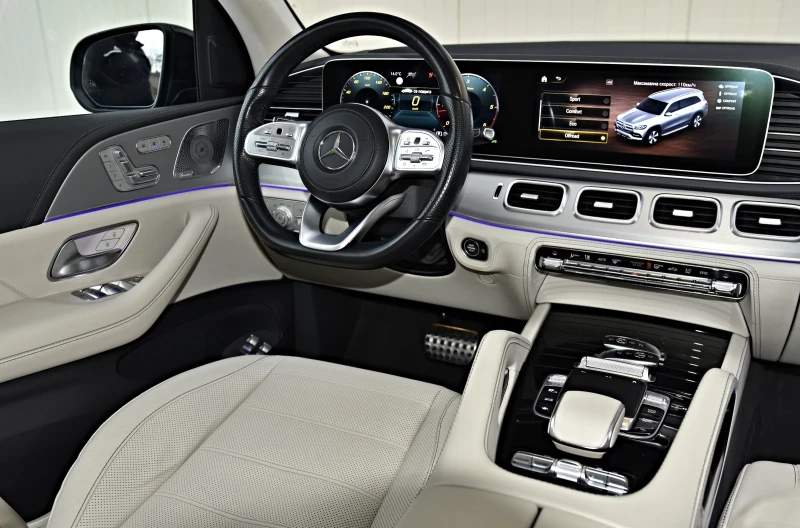 Mercedes-Benz GLS 400 D 4M 3xTV AMG Optik 360 4DBURMESTER PANO LOW-RANGE, снимка 9 - Автомобили и джипове - 52456910