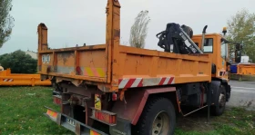 Iveco Eurocargo 180E21 самосвал с кран снегорин , снимка 11