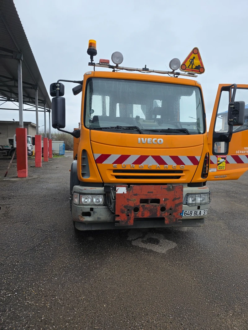 Iveco Eurocargo 180E21 самосвал с кран снегорин , снимка 8 - Камиони - 52580048