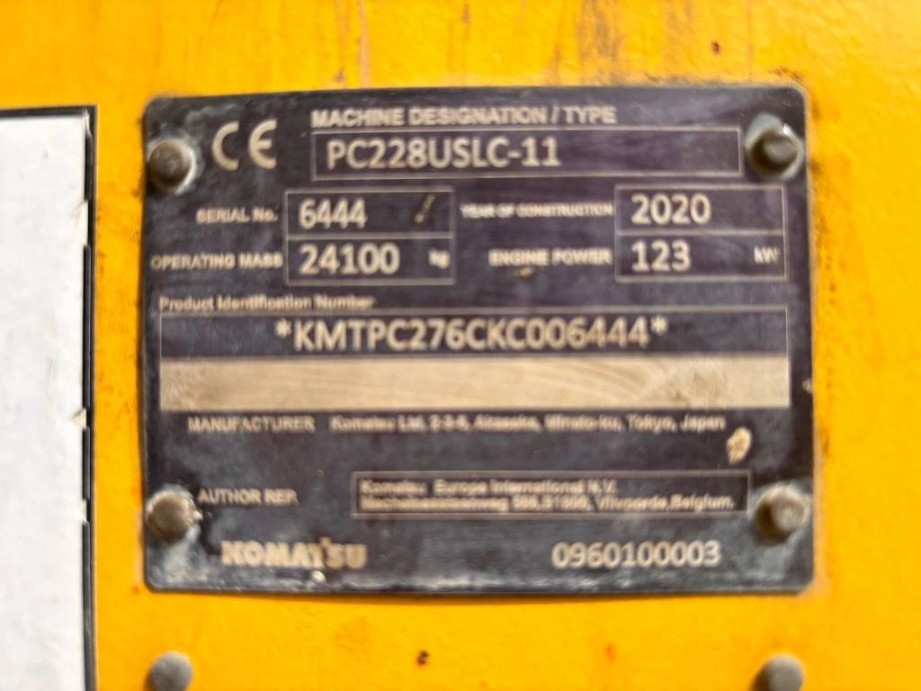 Багер Komatsu PC 228 USLC-11, снимка 17 - Индустриална техника - 54583628