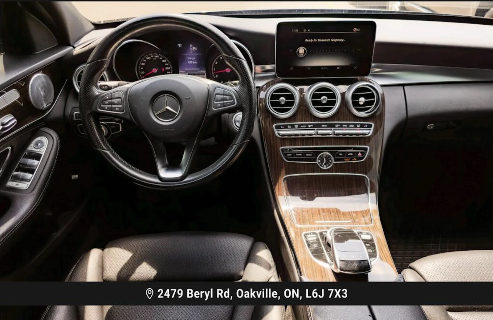 Mercedes-Benz C 400 БЕЗ ПЪРВОНАЧАЛНА ВНОСКА/BURMESTER/KEYLESS/AMG LINE - изображение 9
