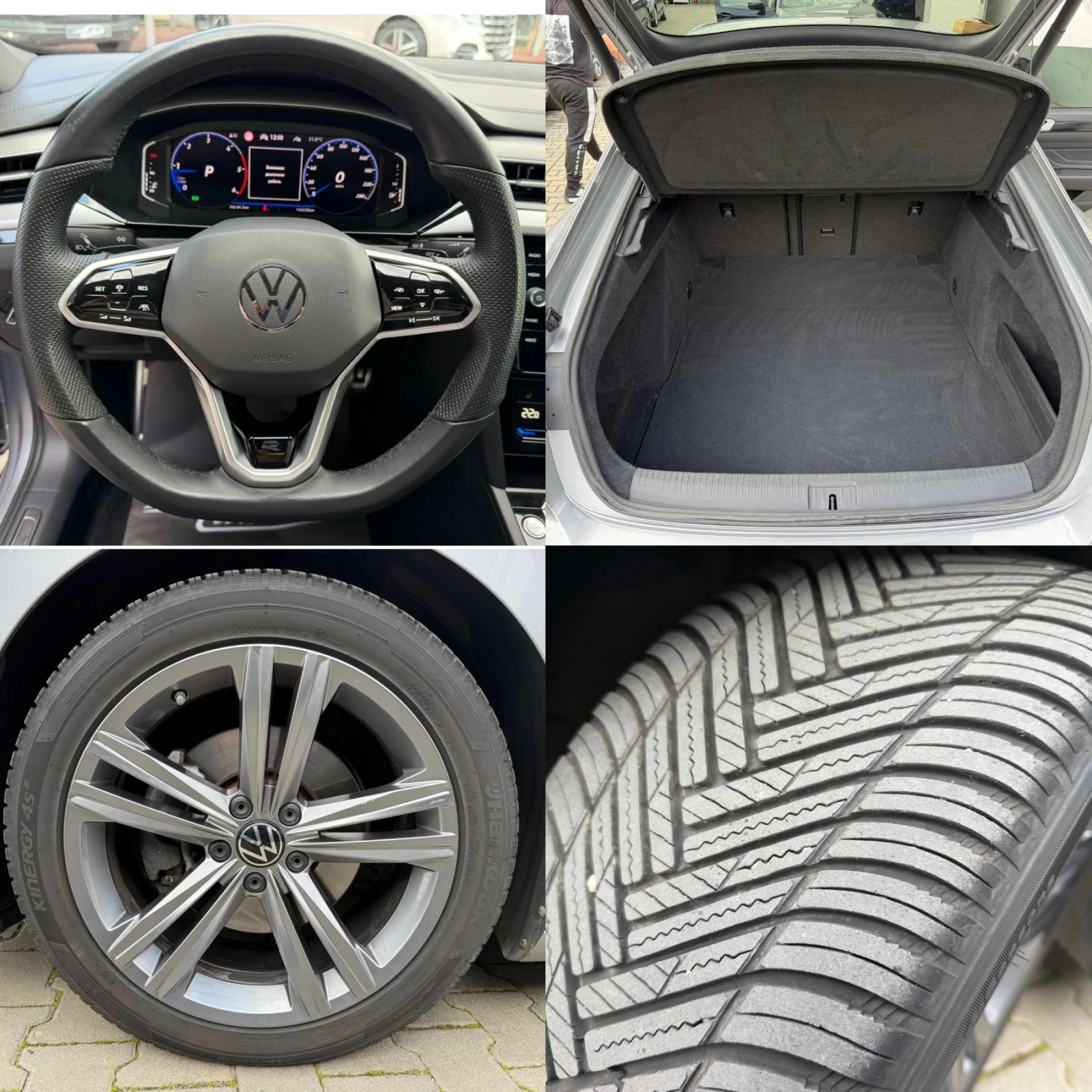 VW Arteon 2.0TDI#R-LINE#FACELIFT#MATRIX#ALCANTARA#DISTR#CAM, снимка 17 - Автомобили и джипове - 53978487