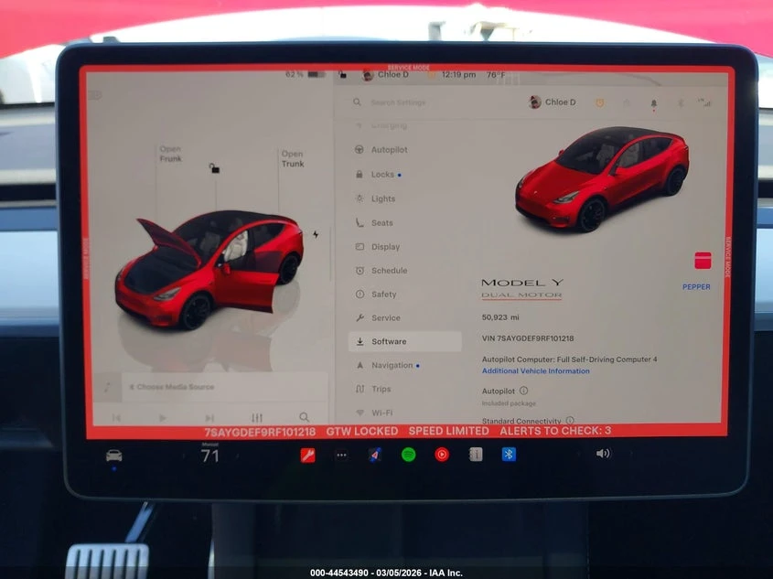 Tesla Model Y * Performance* Dual Motor All-Wheel Drive* , снимка 7 - Автомобили и джипове - 54631333