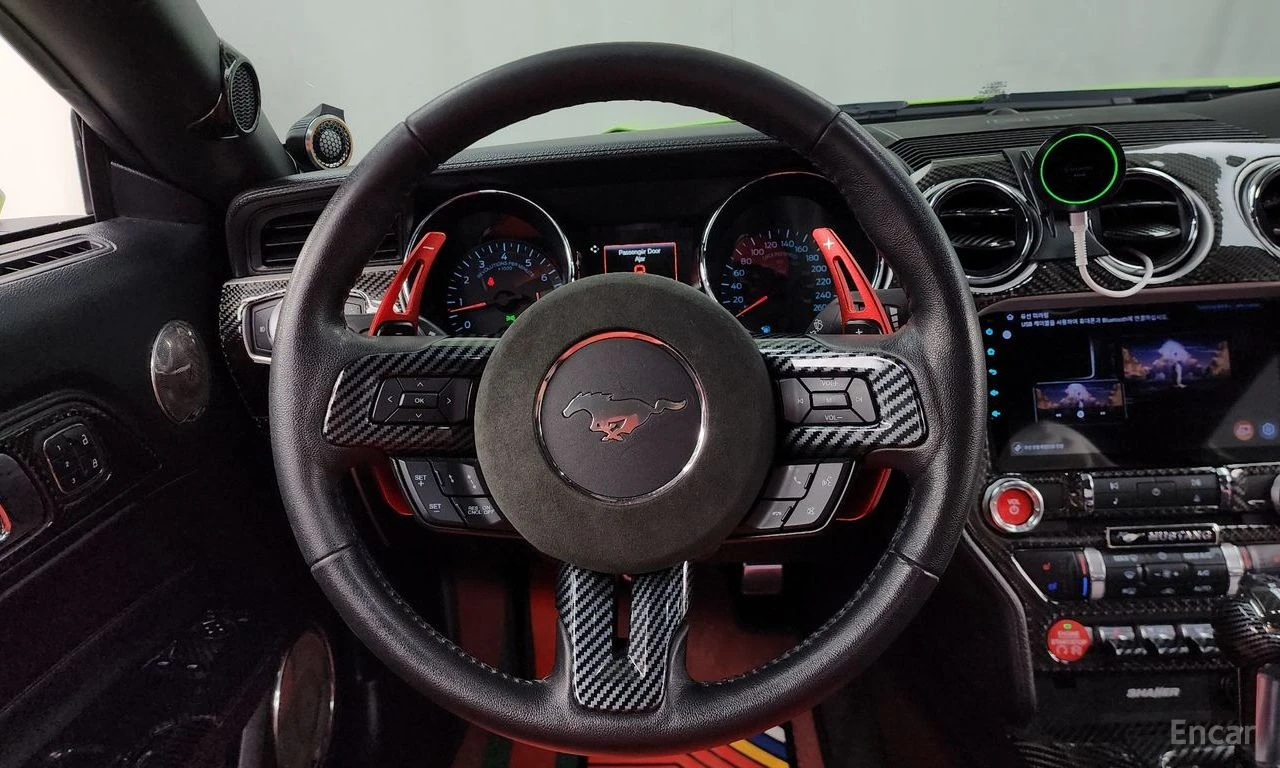 Ford Mustang GT* 5.0* V8* ПОДГРЕВ* ОБДУХВАНЕ* КАМЕРА* КЕЙЛЕС* , снимка 8 - Автомобили и джипове - 55405107