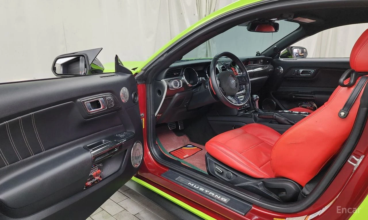 Ford Mustang GT* 5.0* V8* ПОДГРЕВ* ОБДУХВАНЕ* КАМЕРА* КЕЙЛЕС* , снимка 6 - Автомобили и джипове - 55405107