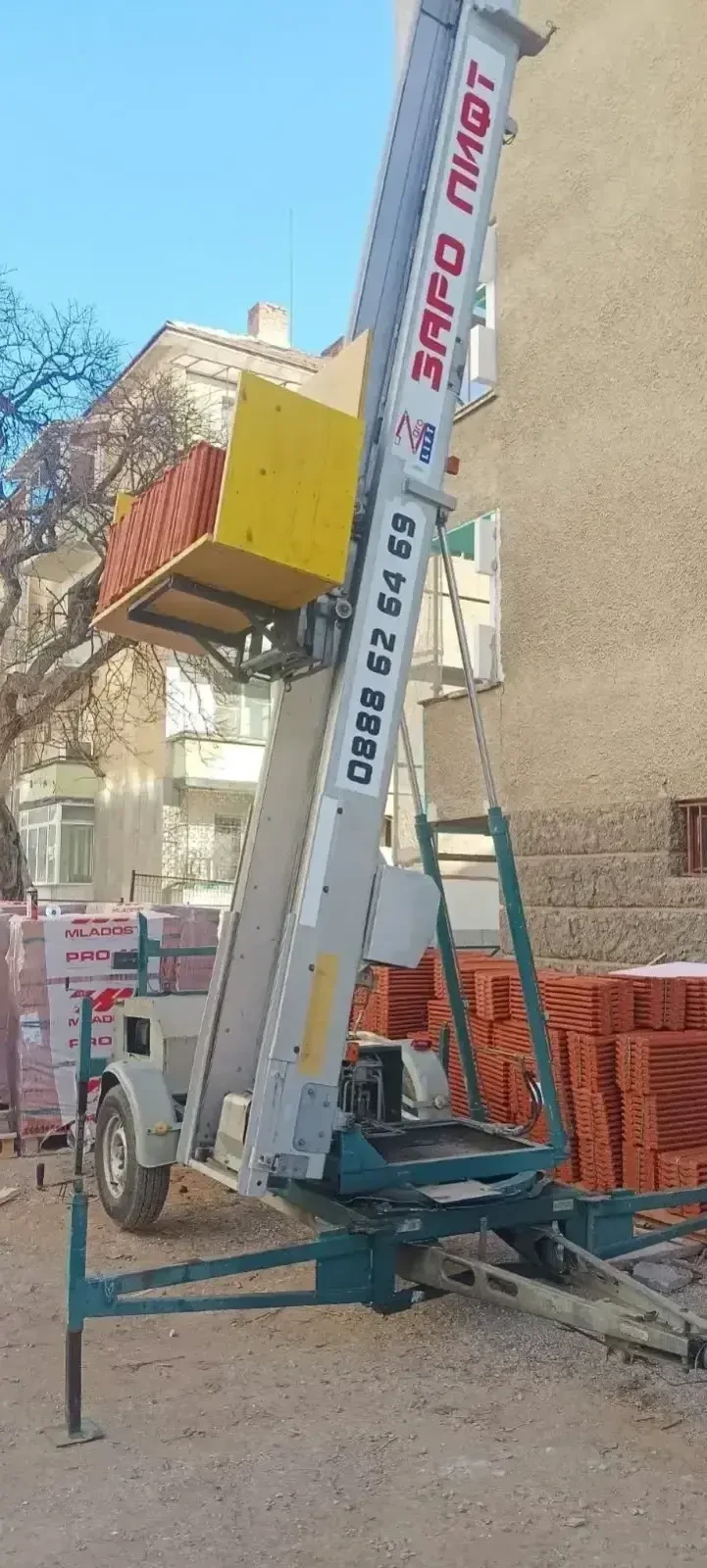 Автовишка Друга марка KLAAS 25 ТОВАРНА СТЪЛБА-ХАСПЕЛ