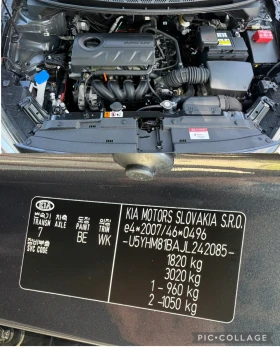 Kia Ceed 1.4i/16V/100kc/6ck/* * Facelift*  / !!! 96564km !!, снимка 15