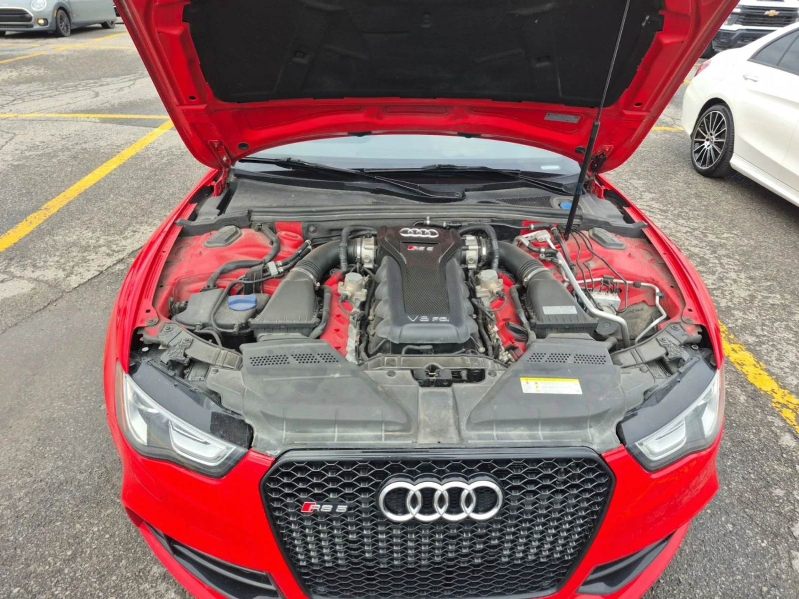 Audi Rs5 quattro * Панорама * АвтоКредит (ЦЕНА ДО БГ), снимка 8 - Автомобили и джипове - 56333078