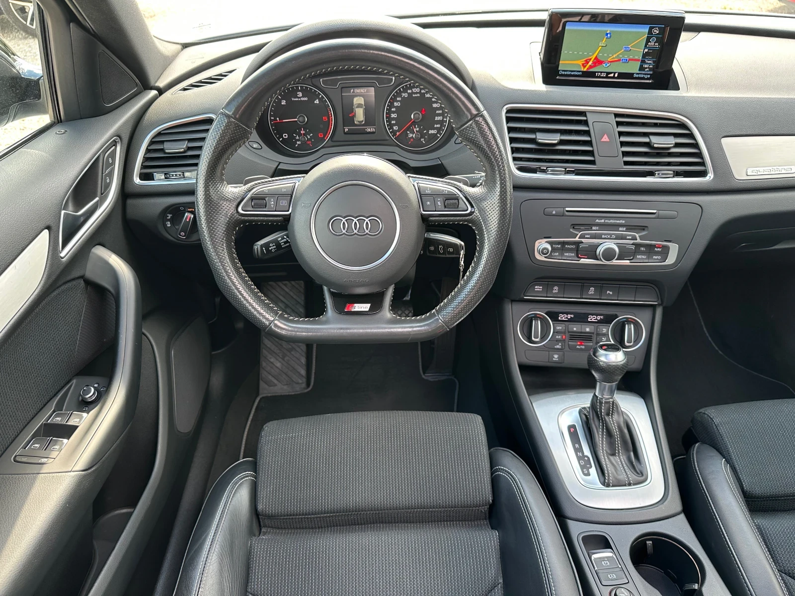 Audi Q3 2.0tdi 184кс 3х S-LINE LED PANORAMA, снимка 13 - Автомобили и джипове - 55416142