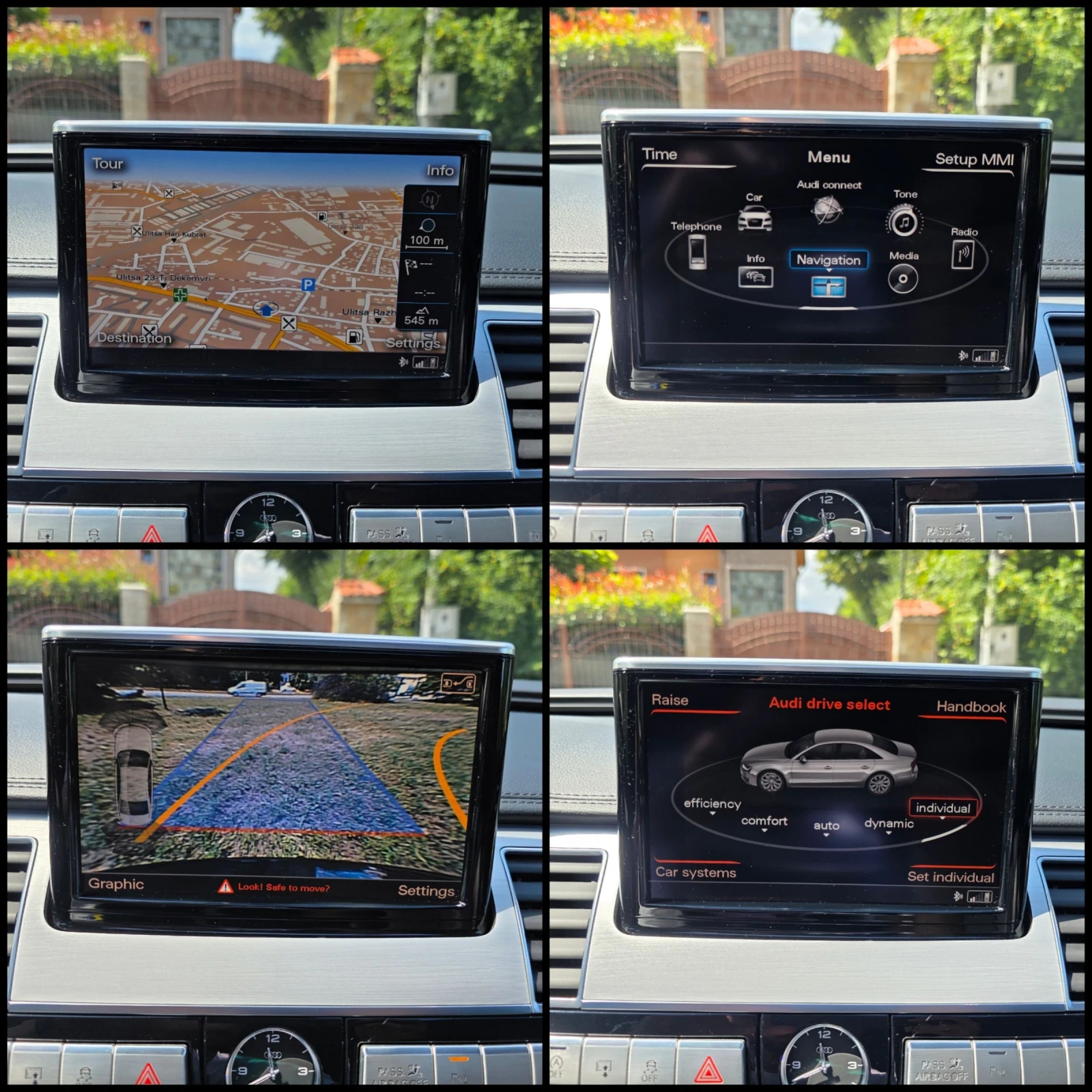 Audi A8 3.0TDI/S8-OPTIC/DISTRONIC/KEYLESS-ENTRY/169.000км/, снимка 12 - Автомобили и джипове - 55232998
