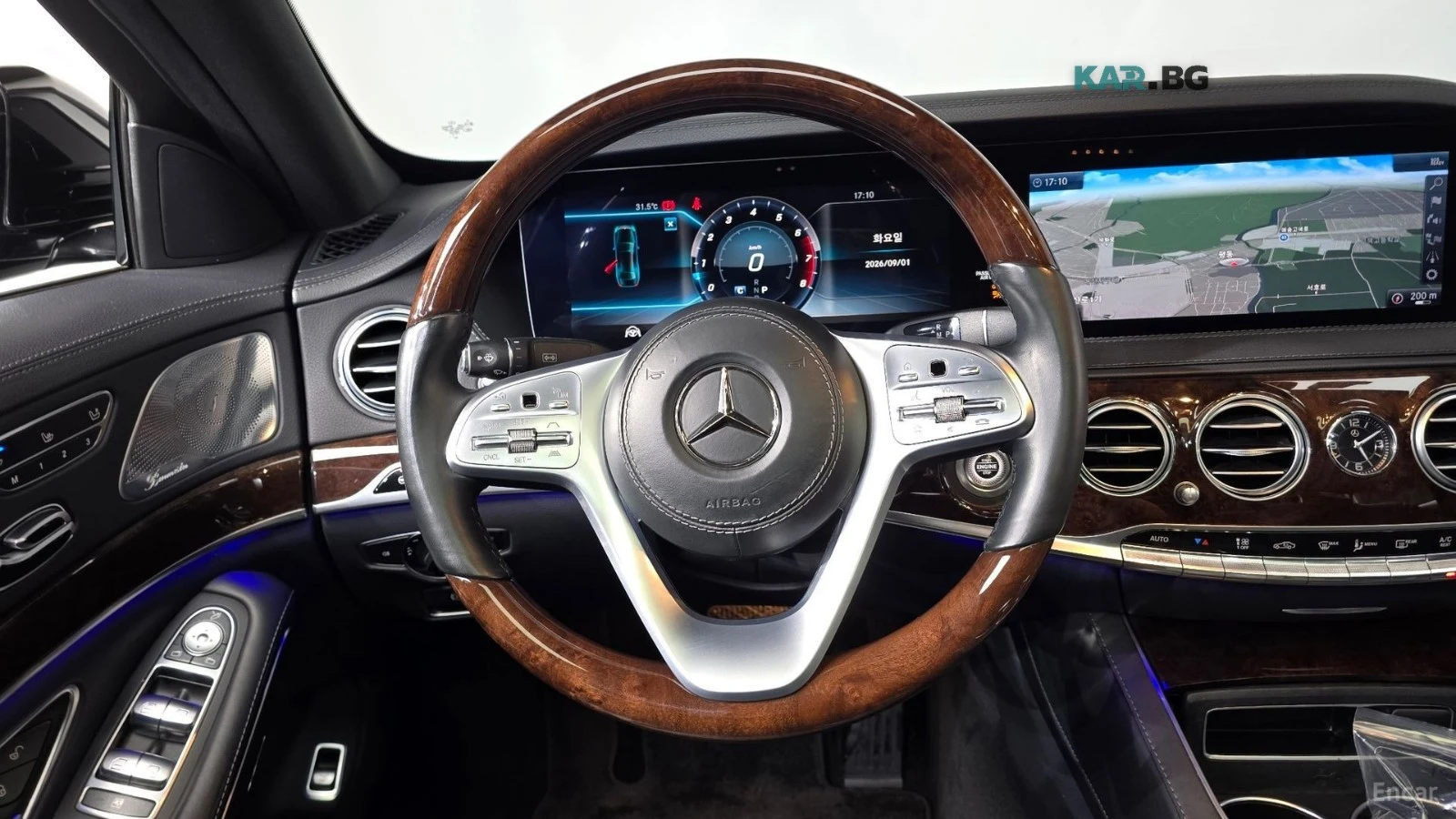 Mercedes-Benz S 560 L* 4MATIC* DISTRONIC* 360* ОБДУХ* МАСАЖИ* ХЕДЪП* , снимка 6 - Автомобили и джипове - 55900161