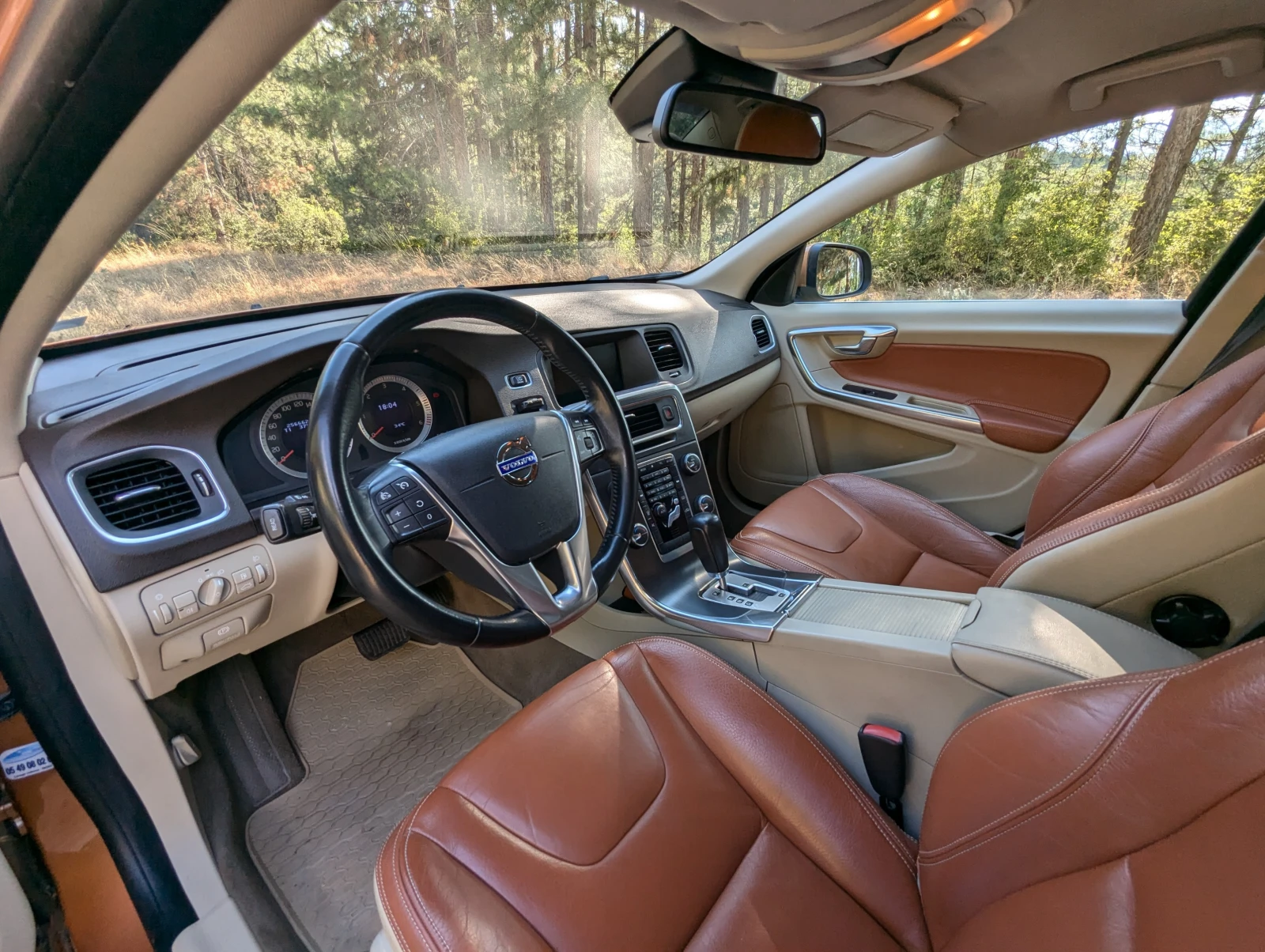 Volvo S60 2.0D 163 к.с АВТОМАТИК / КОЖА - изображение 5