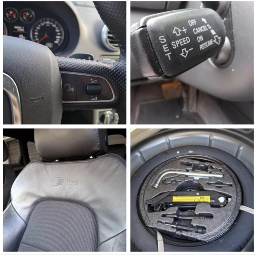 Audi A3 2.0TDI  S-Line DSG LED FACELIFT, снимка 8 - Автомобили и джипове - 55665280