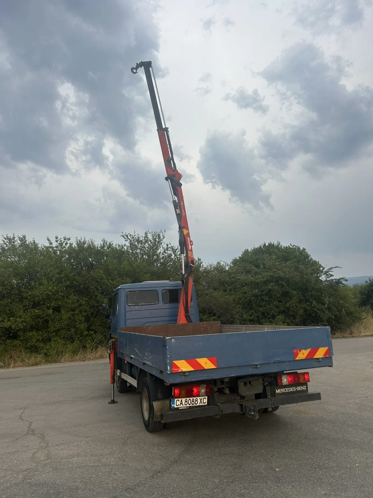 Mercedes-Benz 814 Кран Palfinger - изображение 3