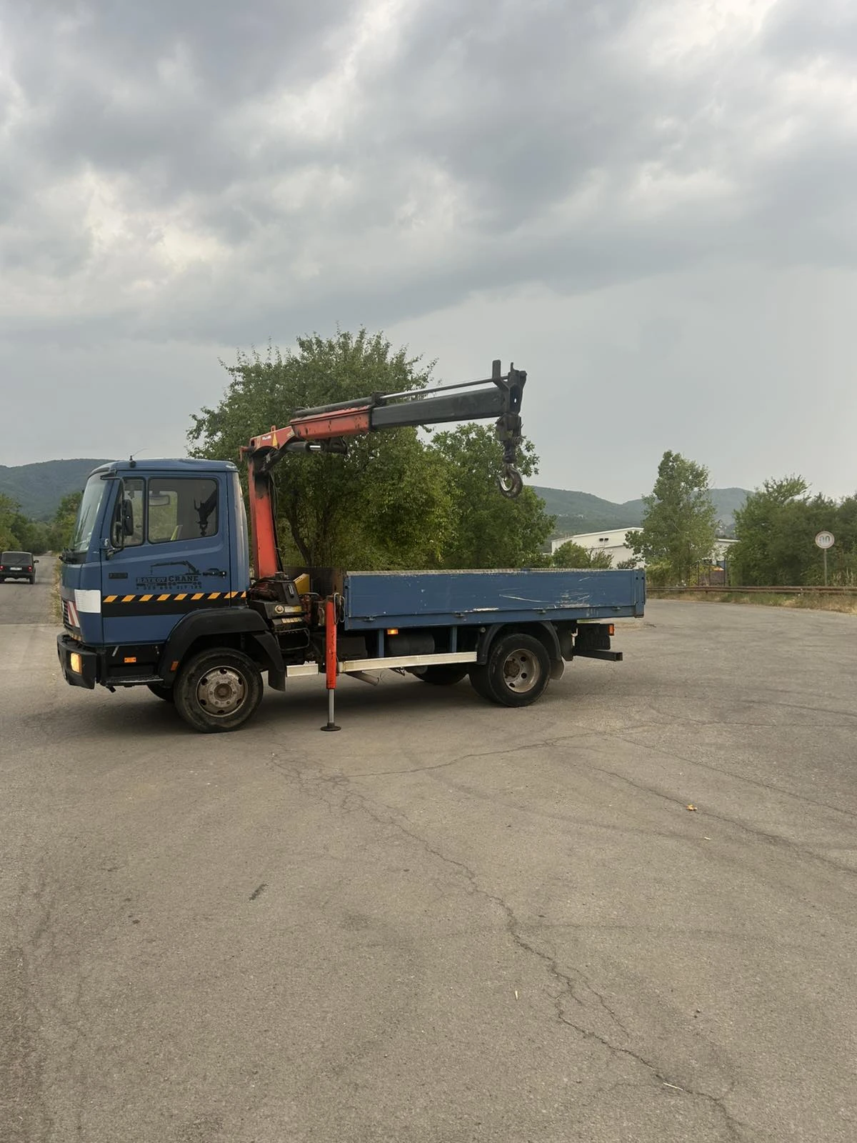 Mercedes-Benz 814 Кран Palfinger - изображение 4