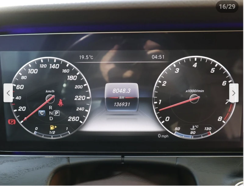 Mercedes-Benz E 400 AMG* PACK* 4MATIC* BURMESTER* ДИГИТАЛНО* ТАБЛО* , снимка 12 - Автомобили и джипове - 51897667