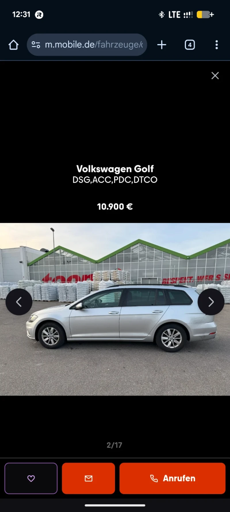 VW Golf, снимка 2 - Автомобили и джипове - 52928179