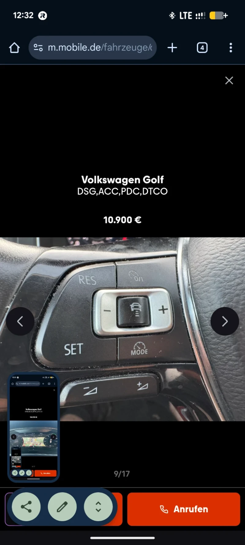 VW Golf, снимка 8 - Автомобили и джипове - 52928179