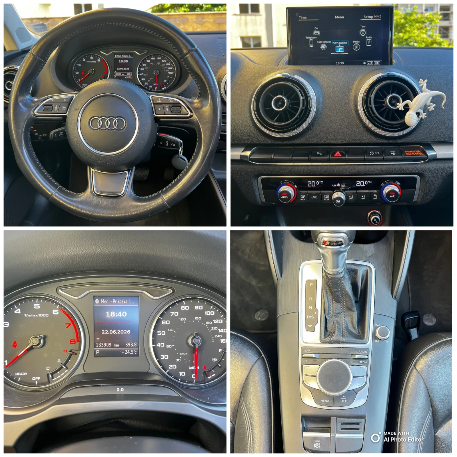 Audi A3 1.8i, снимка 14 - Автомобили и джипове - 55005530