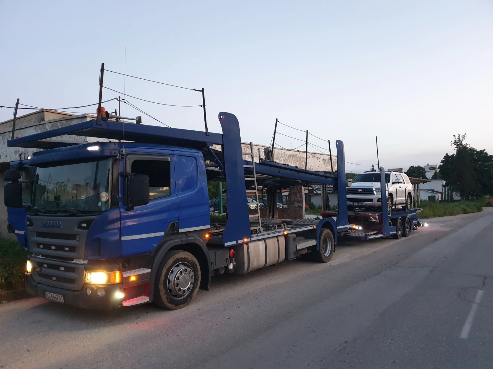 Scania P 380 Продава се консрукцията и ремаркето , снимка 3 - Камиони - 54785641
