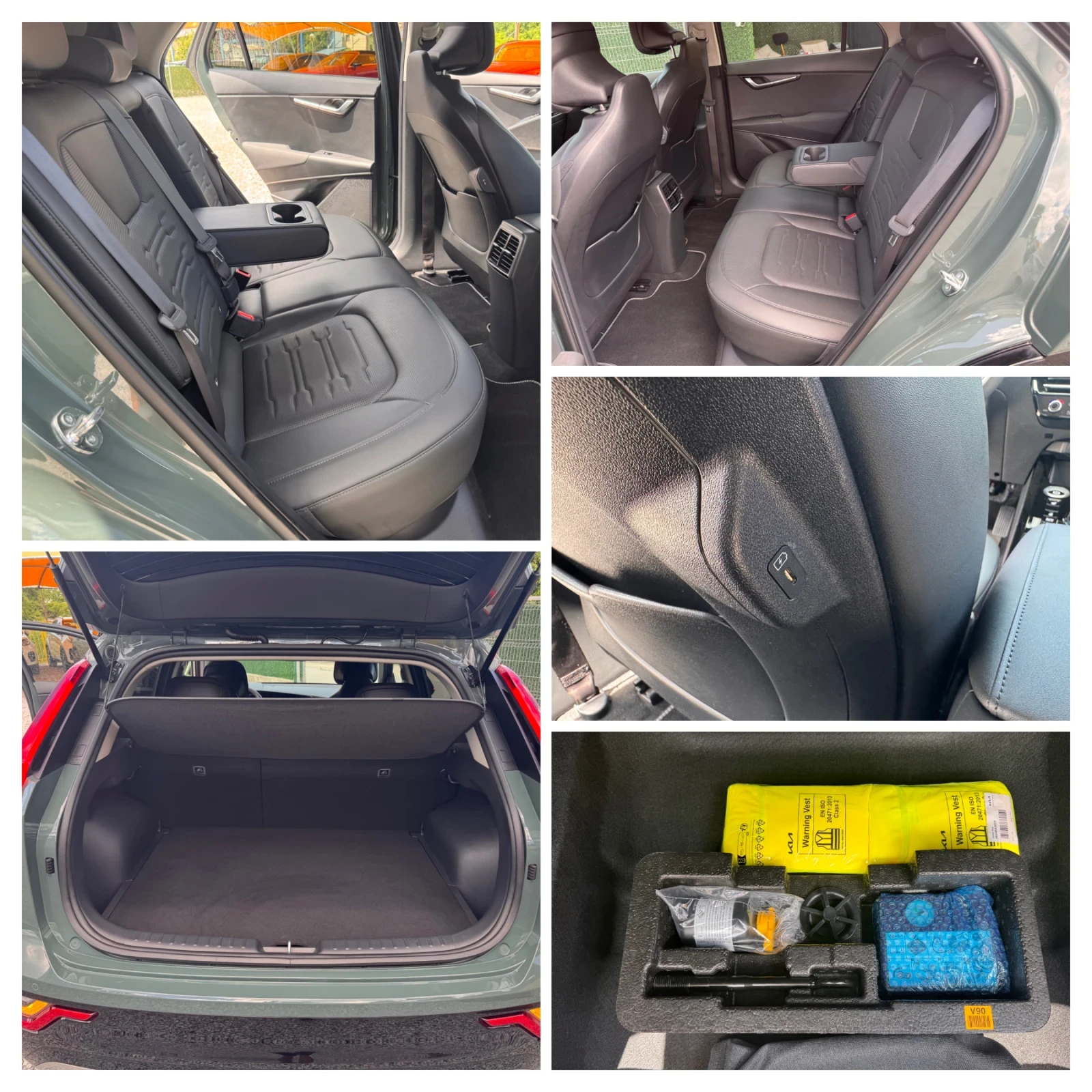 Kia Niro 64kw/SOH:100%/ПЪЛНА ГАРАНЦИЯ/БЕЗ ЗАБЕЛЕЖКИ/НОВА///, снимка 12 - Автомобили и джипове - 55341194