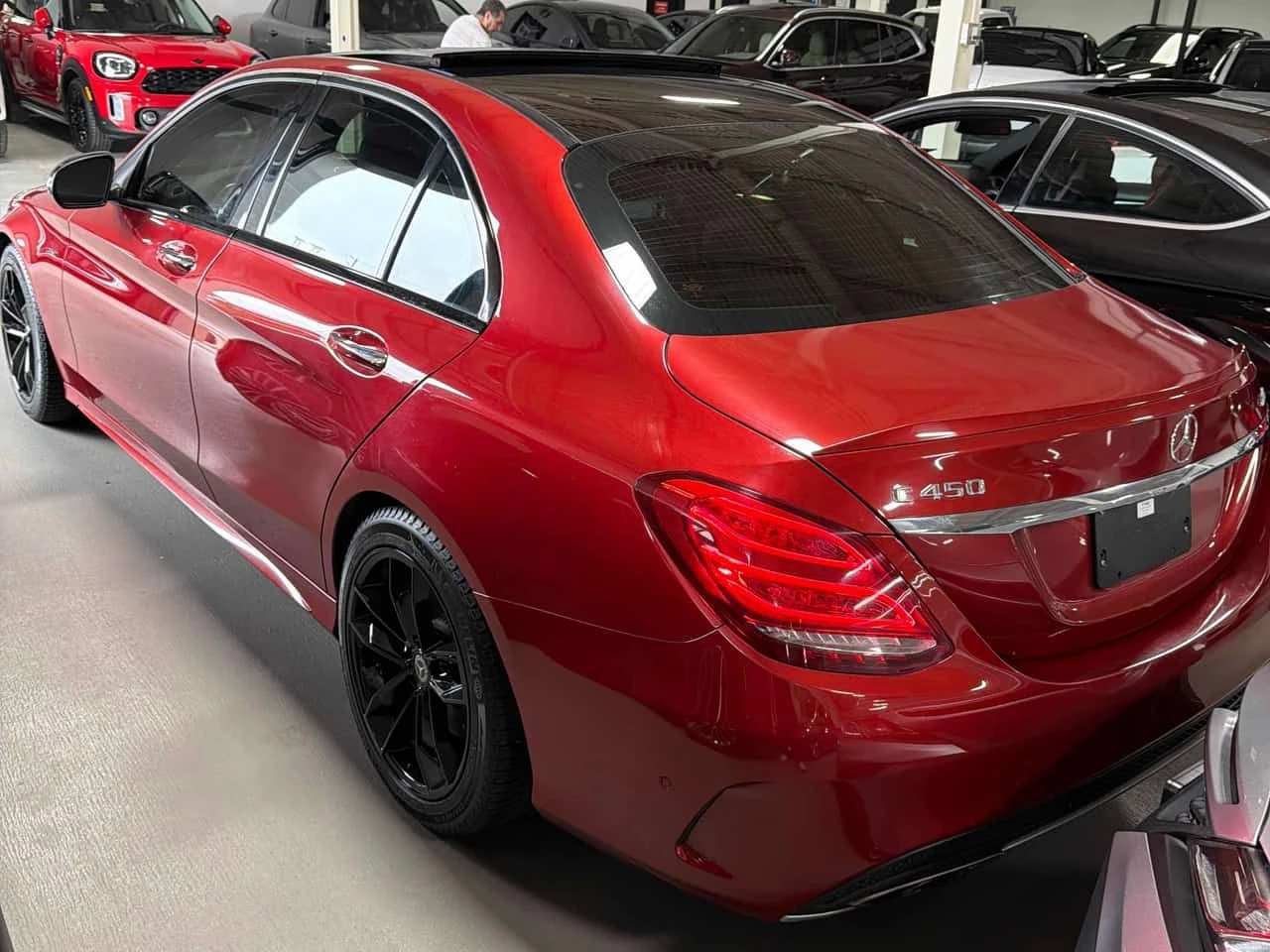 Mercedes-Benz C 450 AMG * ШИБИДАХ * ПОДГРЕВ * ОТ ПРЕДСТАВИТЕЛСТВО , снимка 4 - Автомобили и джипове - 54398902