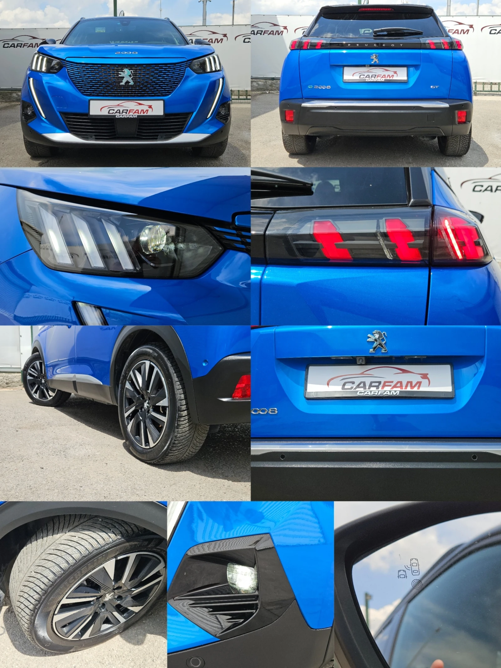 Peugeot 2008 GT Line/SOH 100%/99894км/KEYLESS/ДИСТРОНИК/ПОДГРЕВ, снимка 17 - Автомобили и джипове - 55121604
