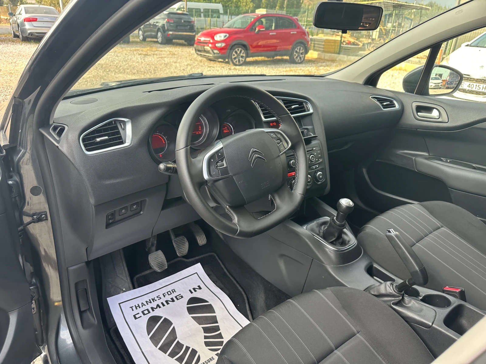 Citroen C4 1.6 HDI РЕГИСТРИРАНА , снимка 9 - Автомобили и джипове - 55959263
