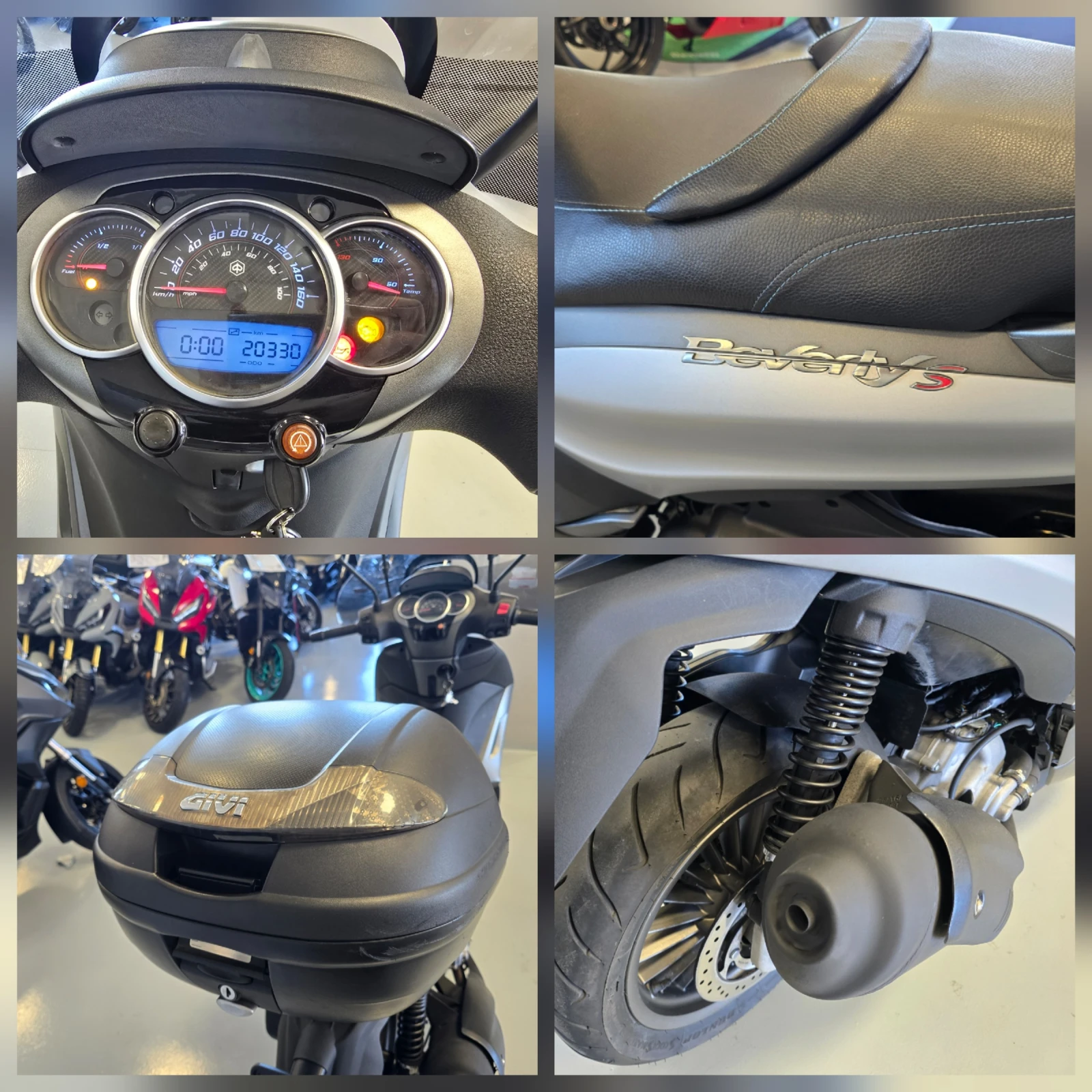 Piaggio Beverly 300ie, ABS-ASR, 2018г., снимка 11 - Мотоциклети и мототехника - 54515155