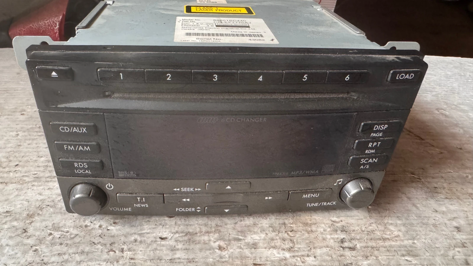 ���������� ����� / GPS � ����� ������� �� Subaru Forester - CQ-EF7770AJ / 86201SC440 / YEFM012009 | Mobile.bg � ����������� 1