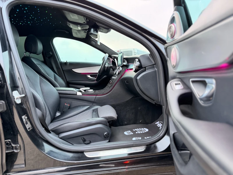 Mercedes-Benz C 220 BlueTEC= BRABUS= BURMESTER= AMBIENT= ЗВЕЗДНО НЕБЕ=, снимка 11 - Автомобили и джипове - 52892235