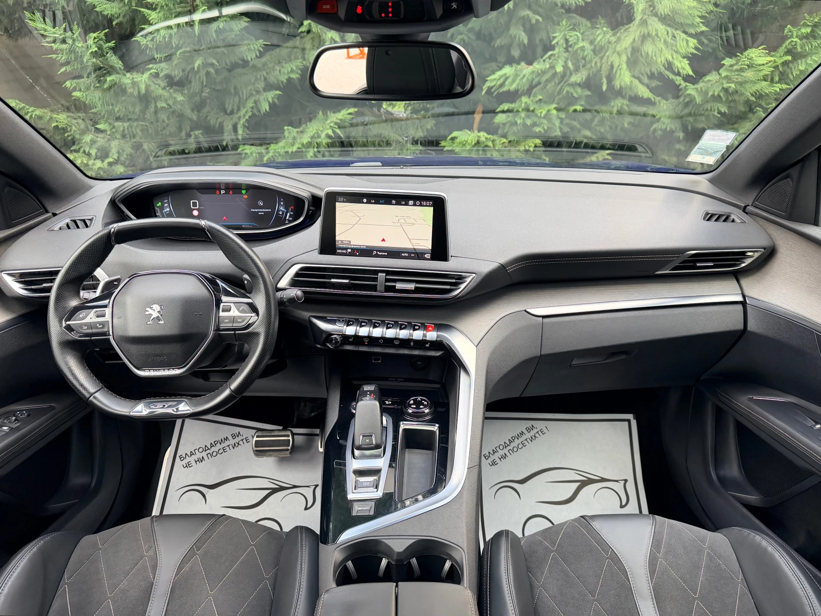 Peugeot 3008 2.0HDI GT-LINE PANORAMA PODGREV 360VIEW DISTRONIK , снимка 11 - Автомобили и джипове - 54933790