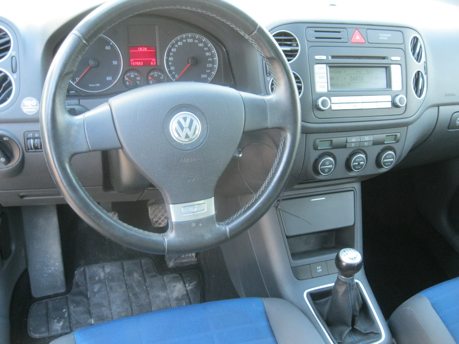 VW Golf Plus 1.9 TDI.  105 ks, снимка 8 - Автомобили и джипове - 54239053