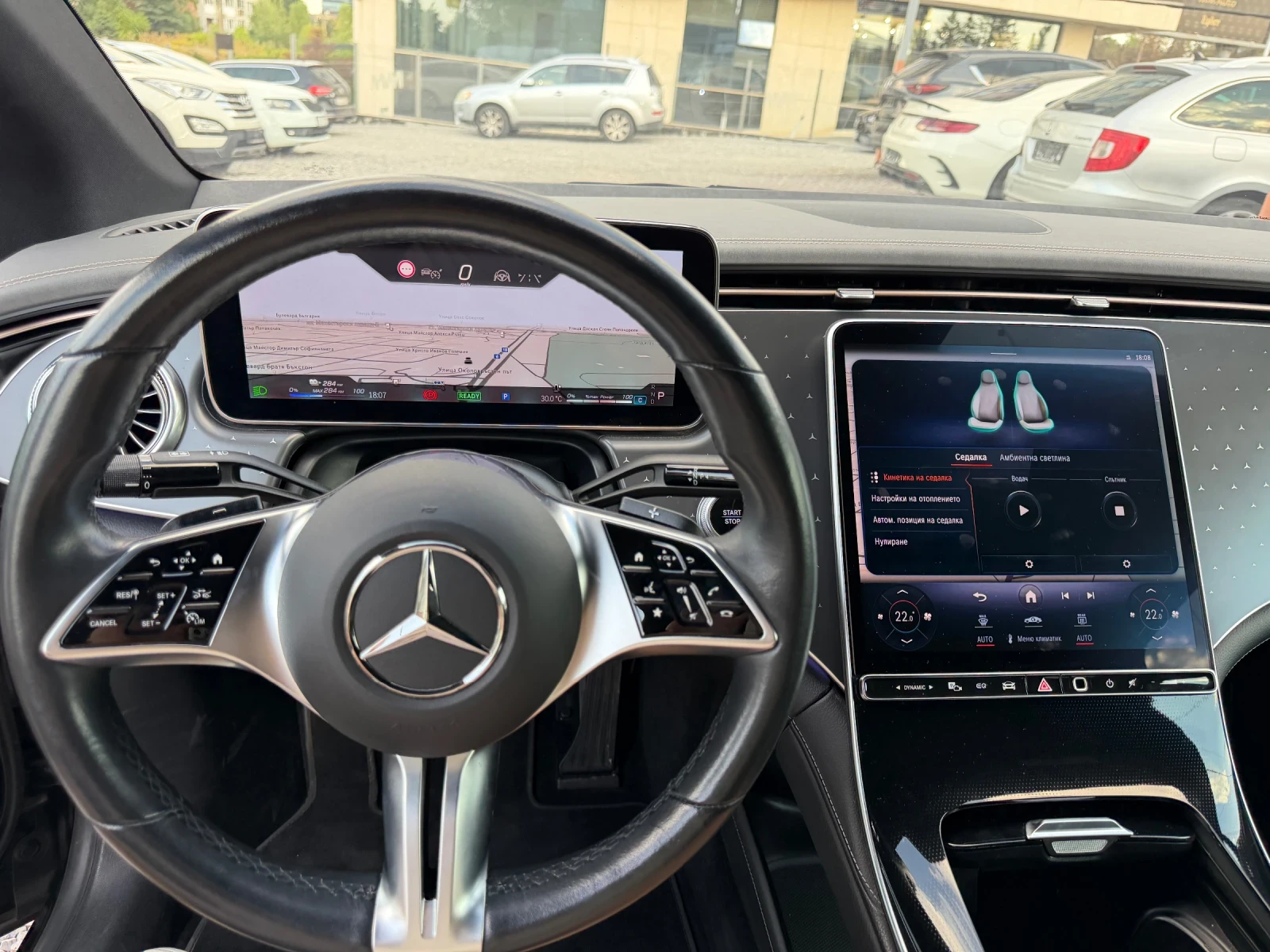 Mercedes-Benz EQE 350+ 96.5 SOH Digital AMG Pano ГАРАНЦИЯ до 2030г , снимка 9 - Автомобили и джипове - 55743362