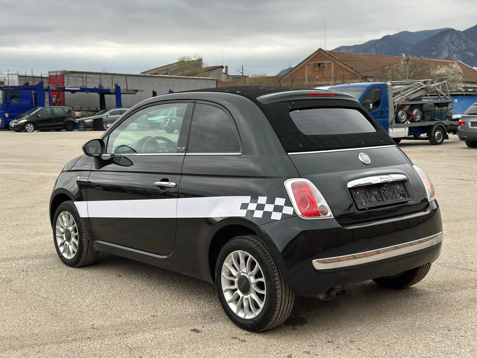 Fiat 500 1.2i~69к.с.* Климатик* Кабрио, снимка 7 - Автомобили и джипове - 54041845