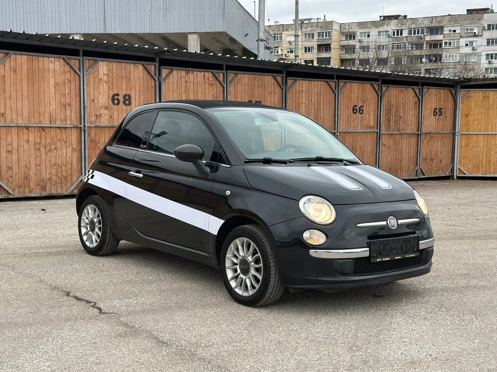 Fiat 500 1.2i~69к.с.* Климатик* Кабрио, снимка 6 - Автомобили и джипове - 54041845