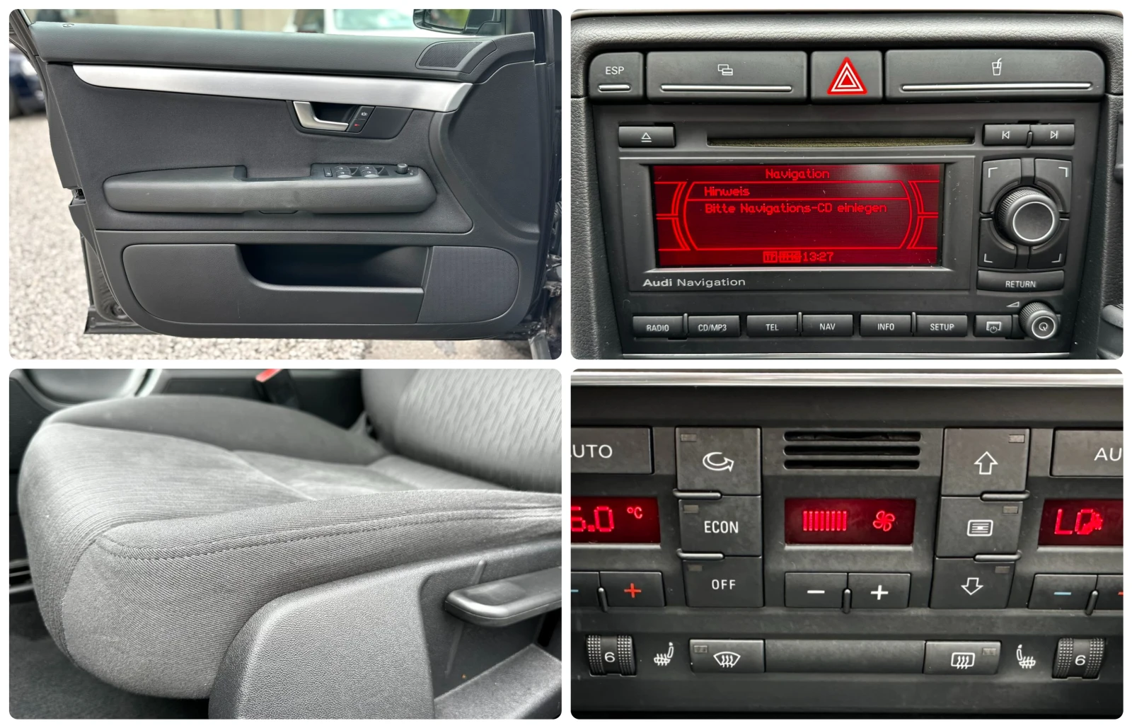 Audi A4 1.9TDI 116HP ПОДГРЕВ, снимка 14 - Автомобили и джипове - 54379812