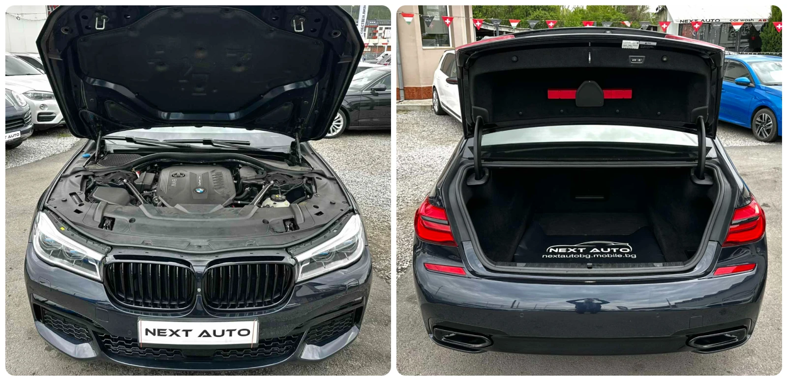 BMW 740 XD 320HP M SPORT FULL INDIVIDUAL EXECUTIVE CARBON, снимка 15 - Автомобили и джипове - 54450783