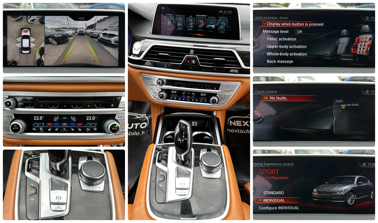 BMW 740 XD 320HP M SPORT FULL INDIVIDUAL EXECUTIVE CARBON, снимка 12 - Автомобили и джипове - 54450783