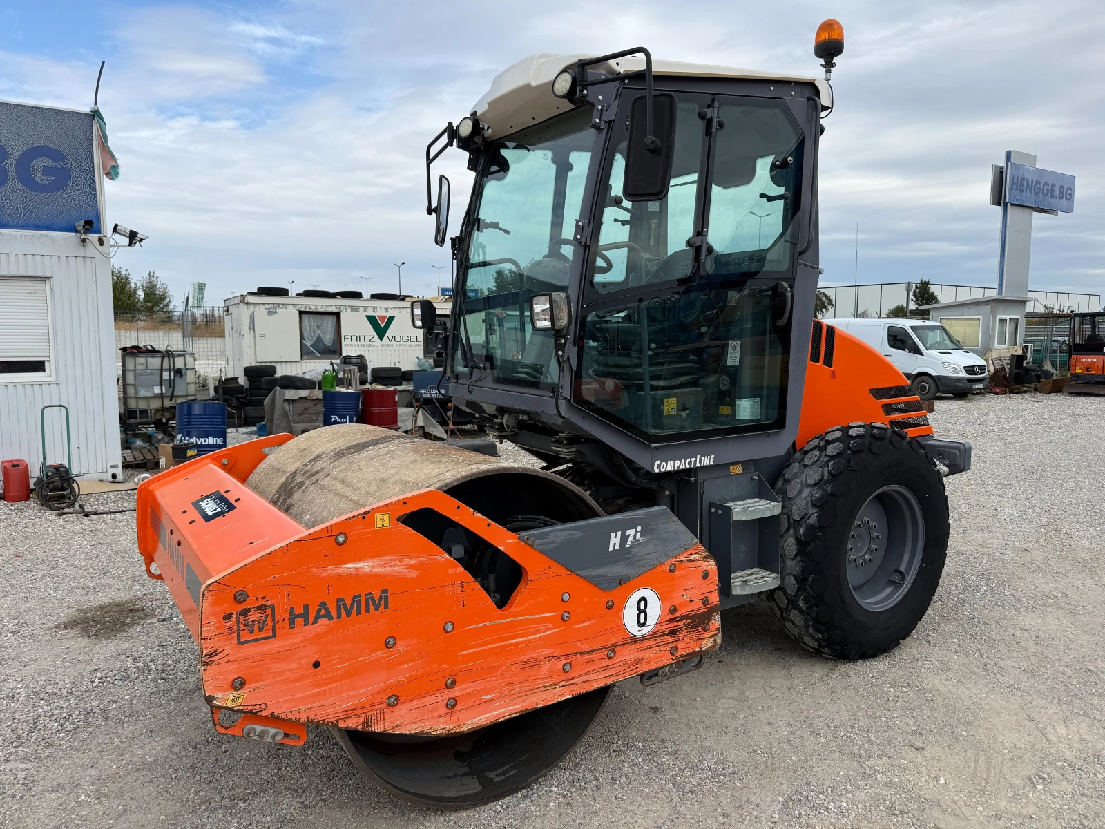 Валяк Hamm H7i, снимка 3 - Индустриална техника - 56273282