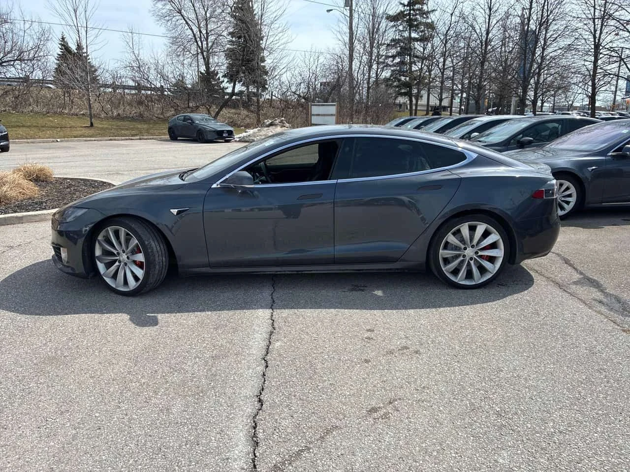 Tesla Model S * AWD * ПАНО* ПОДГРЕВ* KEYLESS* , снимка 2 - Автомобили и джипове - 53987089