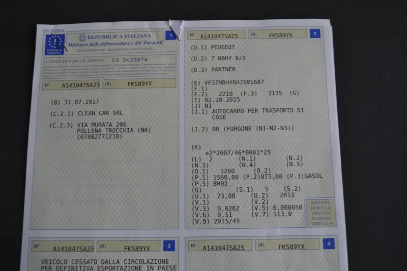 Peugeot Partner 1.6HDI-171000K.M, снимка 12 - Автомобили и джипове - 52063309