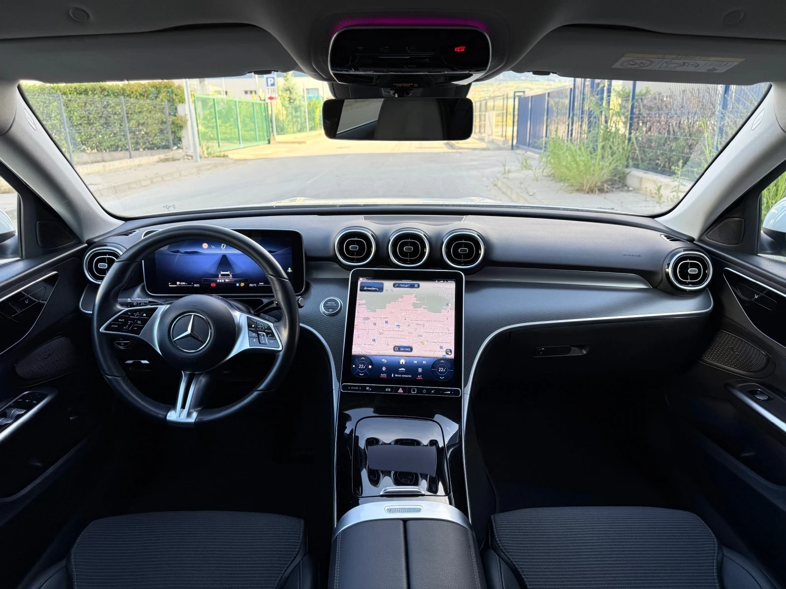 Mercedes-Benz C 200 EQPOWER/DIGITAL/9G-TRONIC/ПОДГРЕВ/КАМЕРА/FULL-LED/, снимка 8 - Автомобили и джипове - 55900542