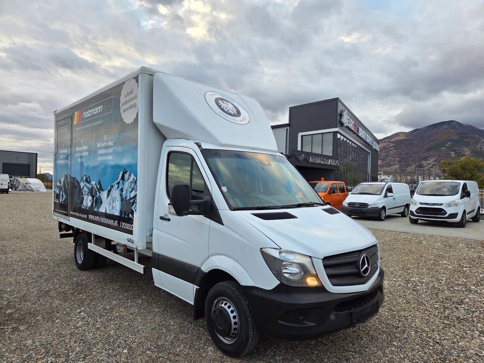 Mercedes-Benz Sprinter 516 CDI 3.5 тона климатроник падащ борд